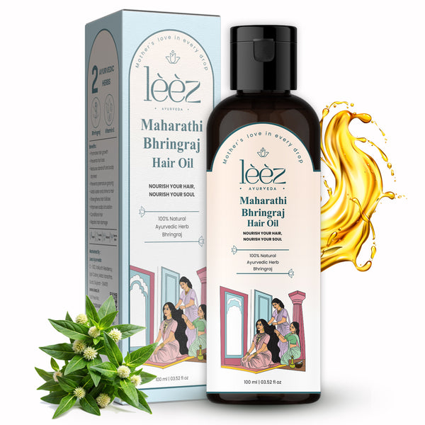 Bhringraj Hair Oil – The Ultimate Ayurvedic Solution for Strong & Healthy Hair